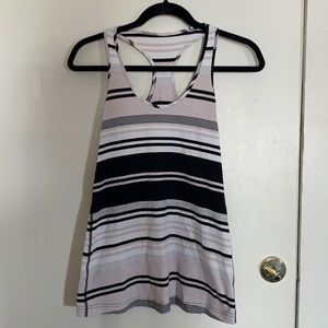 Lululemon striped racerback tank top